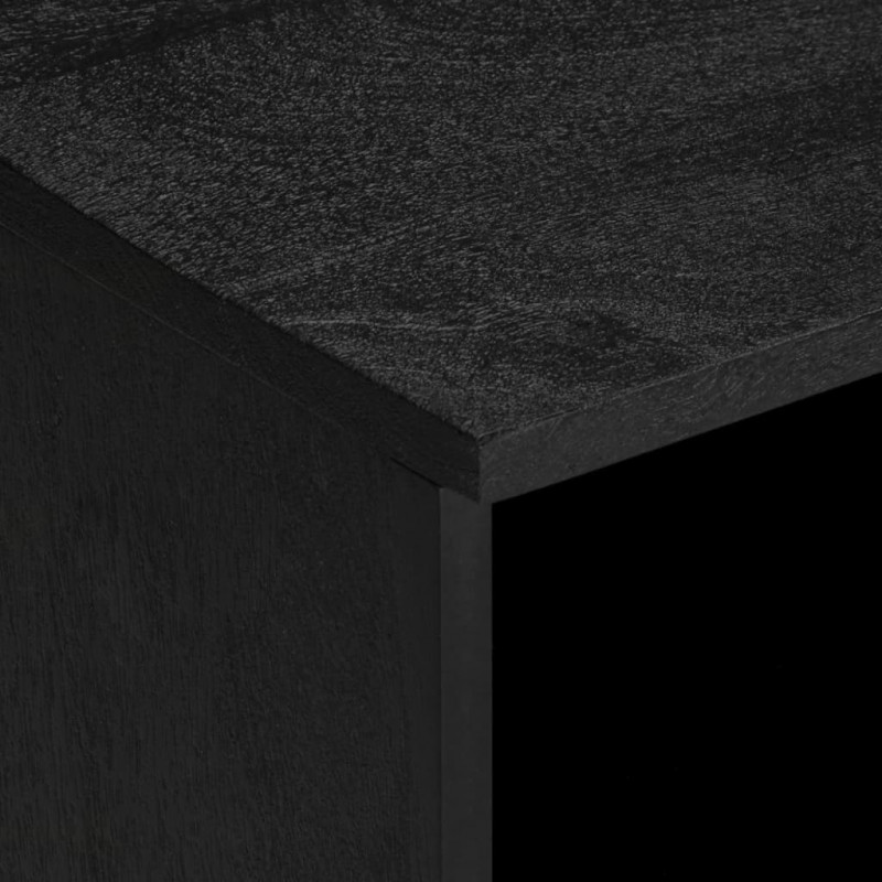Szafka pod telewizor, czarna, 100x33x46 cm