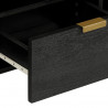 Szafka pod telewizor, czarna, 100x33x46 cm