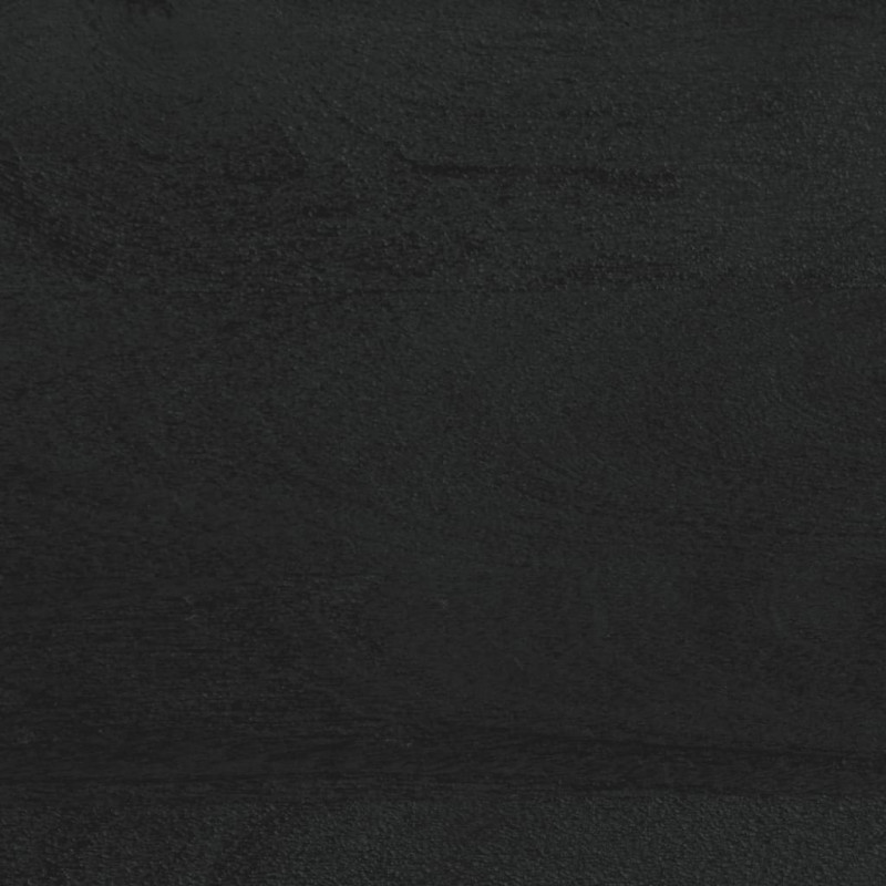 Szafki nocne, czarne, 2 szt., 40x33x46 cm, lite drewno mango