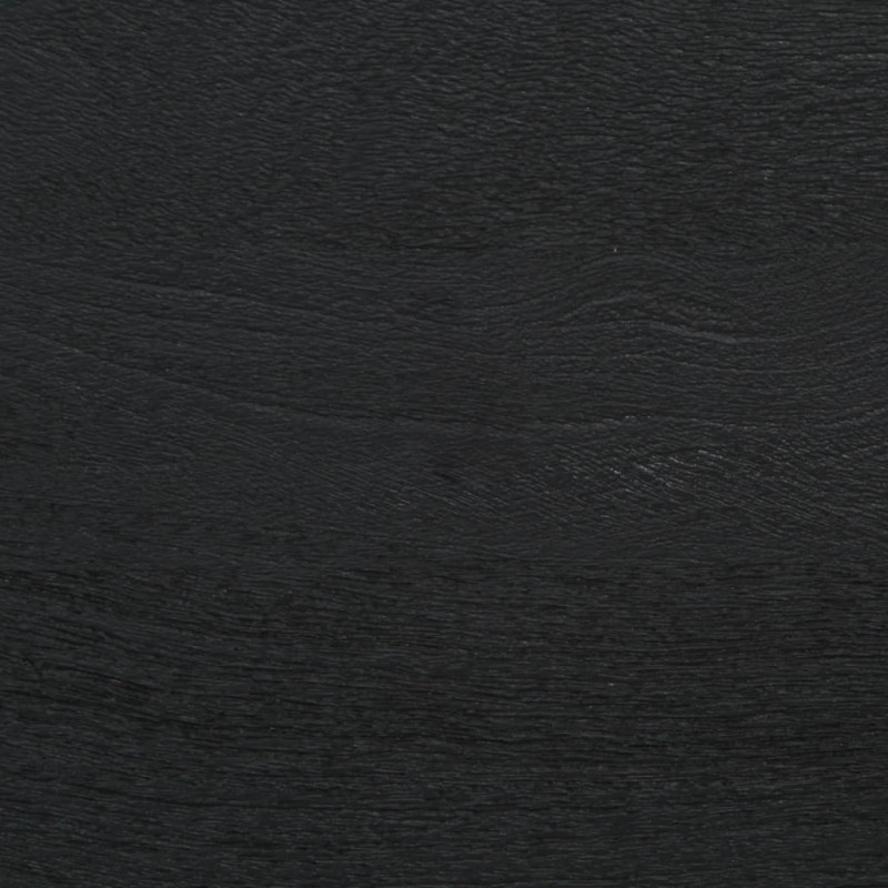 Szafka łazienkowa, czarna, 38x33x160 cm, lite drewno mango
