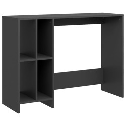 Biurko pod laptopa szare 102,5x35x75 cm materiał drewnopochodny