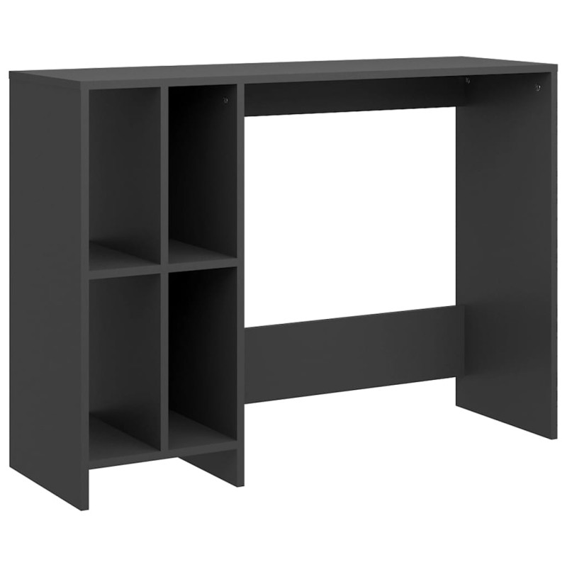 Biurko pod laptopa szare 102,5x35x75 cm materiał drewnopochodny