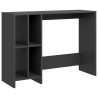 Biurko pod laptopa szare 102,5x35x75 cm materiał drewnopochodny