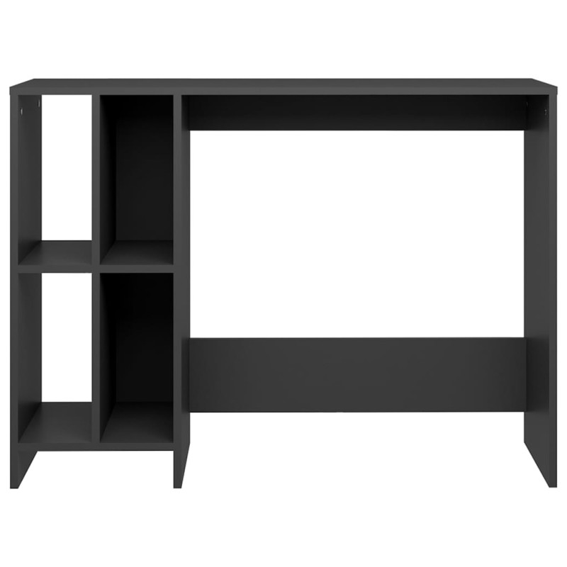 Biurko pod laptopa szare 102,5x35x75 cm materiał drewnopochodny