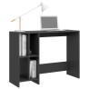 Biurko pod laptopa szare 102,5x35x75 cm materiał drewnopochodny