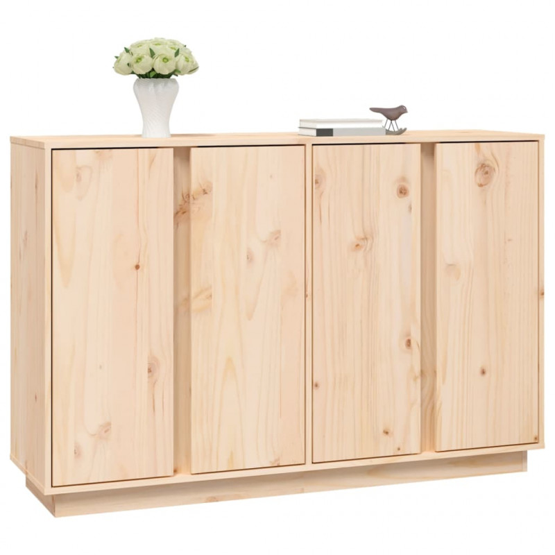 Szafka, 120x35x80 cm, lite drewno sosnowe