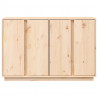 Szafka, 120x35x80 cm, lite drewno sosnowe