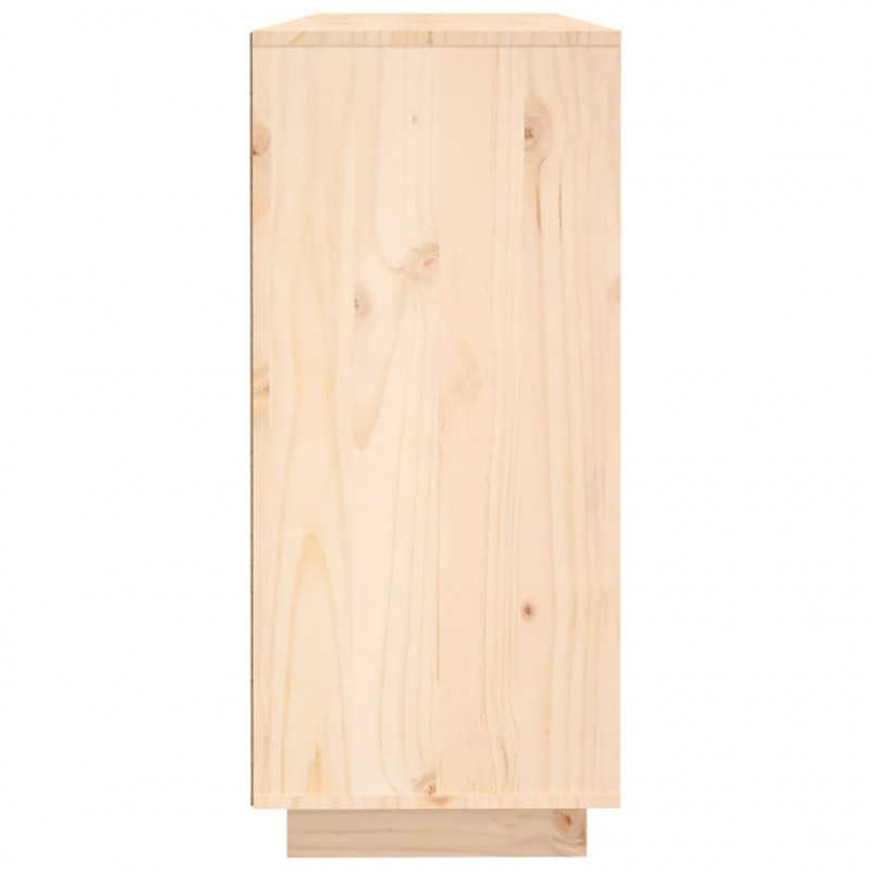 Szafka, 120x35x80 cm, lite drewno sosnowe