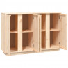 Szafka, 120x35x80 cm, lite drewno sosnowe