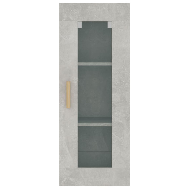 Szafka wisząca, szarość betonu, 69,5x34x90 cm