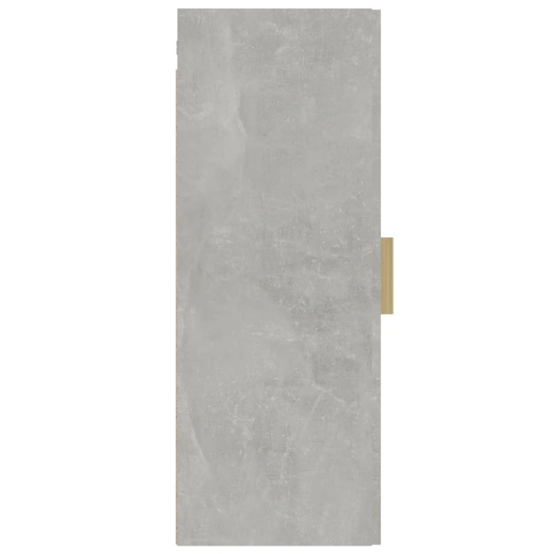 Szafka wisząca, szarość betonu, 69,5x34x90 cm