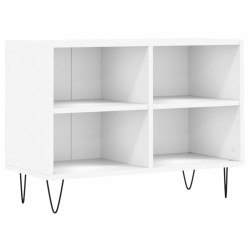 Szafka pod TV, biała, 69,5x30x50 cm, materiał drewnopochodny