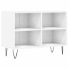 Szafka pod TV, biała, 69,5x30x50 cm, materiał drewnopochodny