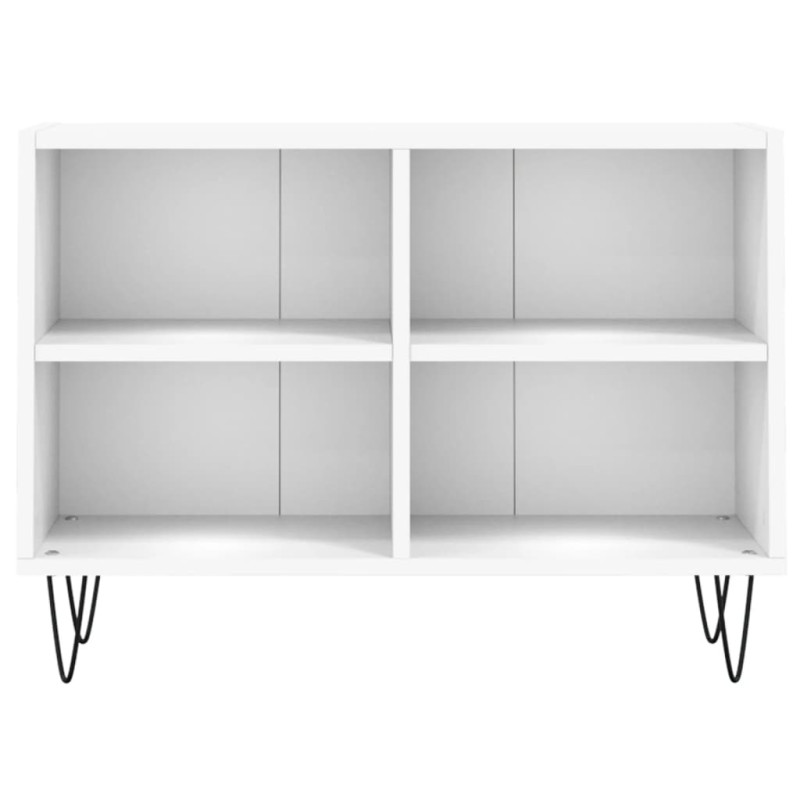 Szafka pod TV, biała, 69,5x30x50 cm, materiał drewnopochodny