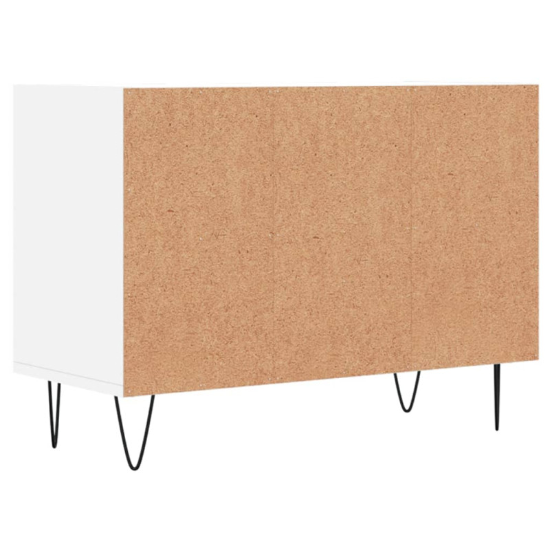 Szafka pod TV, biała, 69,5x30x50 cm, materiał drewnopochodny