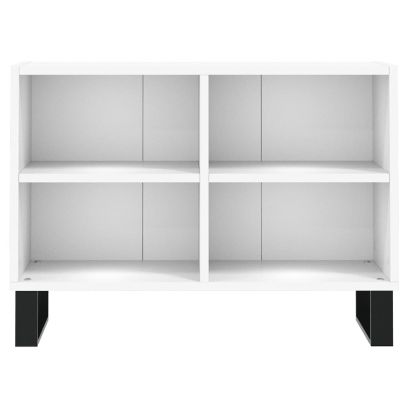 Szafka pod TV, biała, 69,5x30x50 cm, materiał drewnopochodny