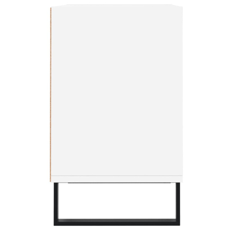 Szafka pod TV, biała, 69,5x30x50 cm, materiał drewnopochodny