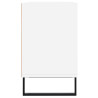 Szafka pod TV, biała, 69,5x30x50 cm, materiał drewnopochodny