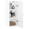 Szafka wisząca, wysoki połysk, biała, 34,5x34x90 cm