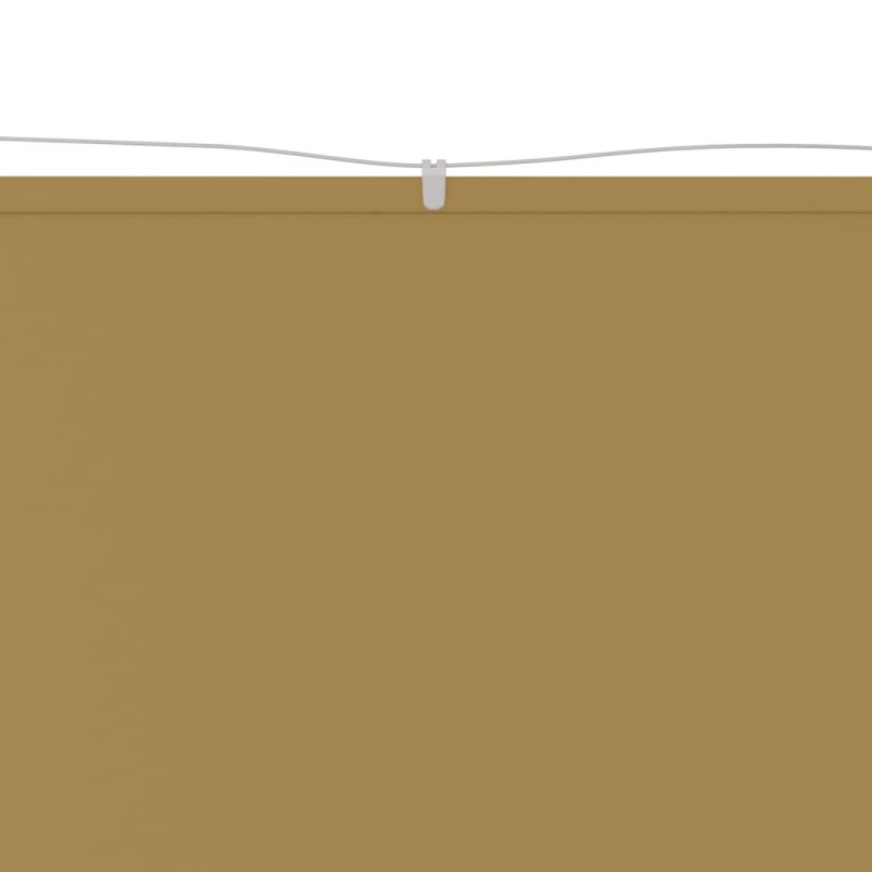 Markiza pionowa, beżowa, 140x600 cm, tkanina Oxford