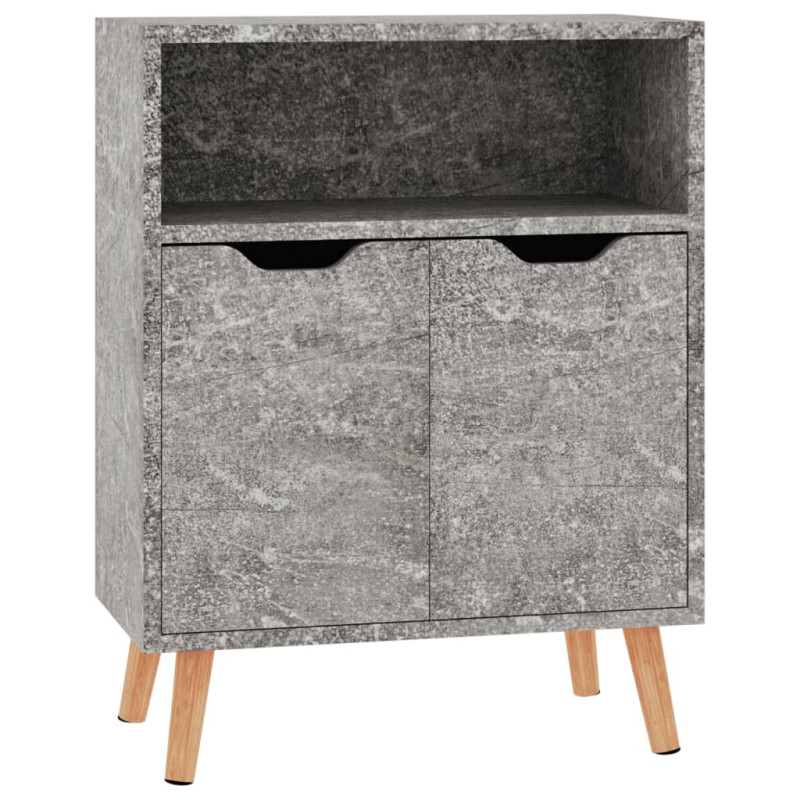 Szafka, szarość betonu, 60x30x72 cm, materiał drewnopochodny