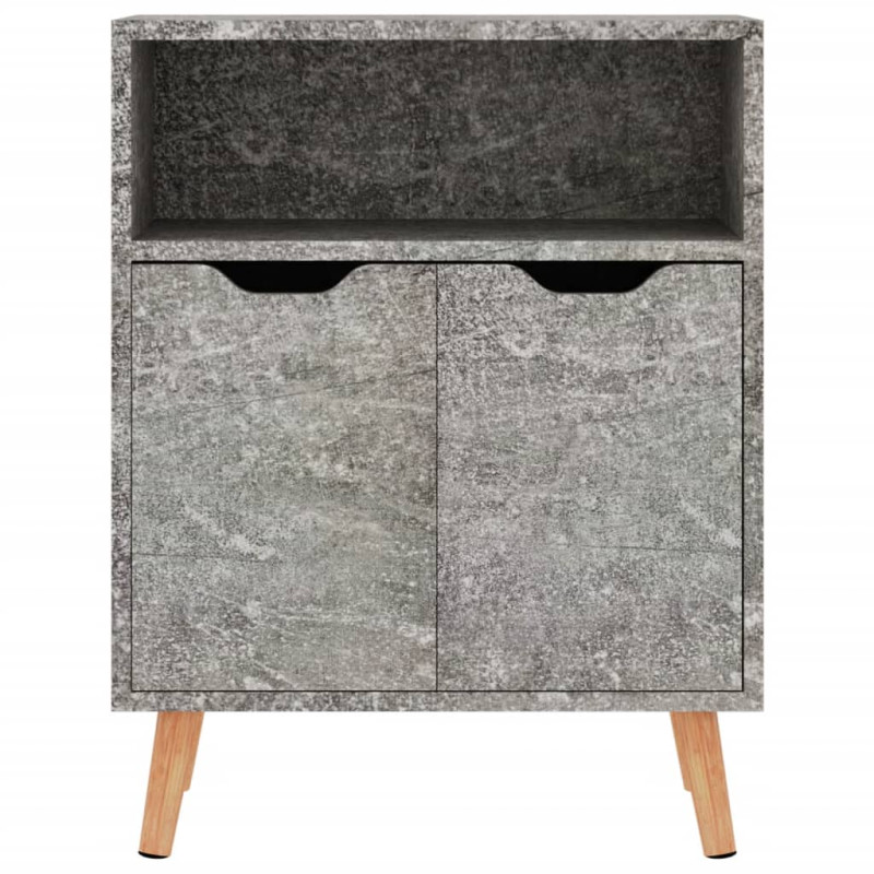 Szafka, szarość betonu, 60x30x72 cm, materiał drewnopochodny