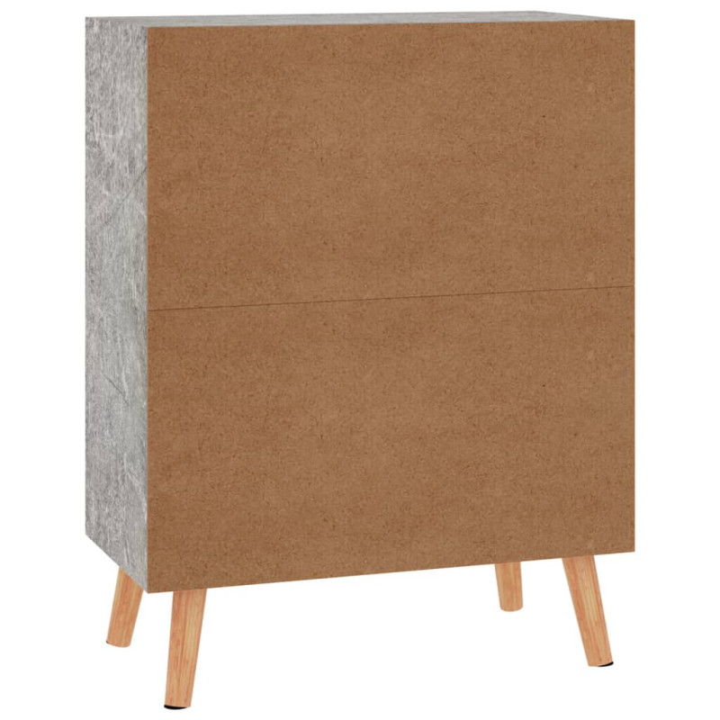 Szafka, szarość betonu, 60x30x72 cm, materiał drewnopochodny