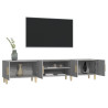Szafka pod TV, szary dąb sonoma, 180x31,5x40 cm