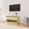 Szafka pod TV, dąb sonoma, 70x41x44 cm materiał drewnopochodny