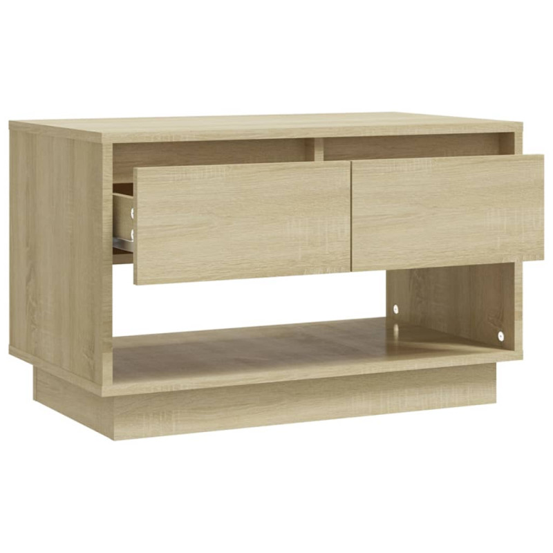 Szafka pod TV, dąb sonoma, 70x41x44 cm materiał drewnopochodny