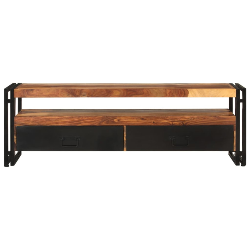 Szafka pod TV, 120 x 30 x 40 cm, lite drewno sheesham