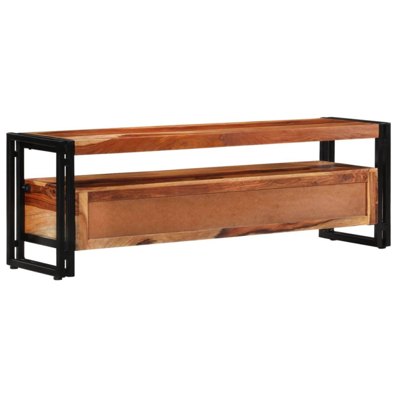 Szafka pod TV, 120 x 30 x 40 cm, lite drewno sheesham