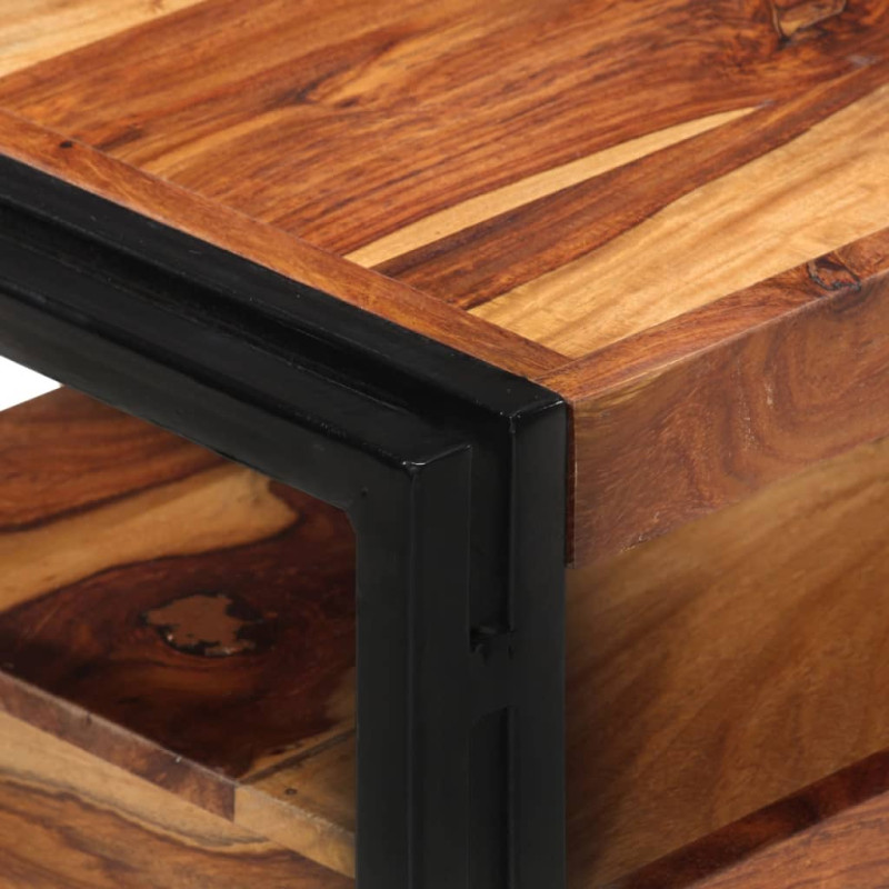 Szafka pod TV, 120 x 30 x 40 cm, lite drewno sheesham