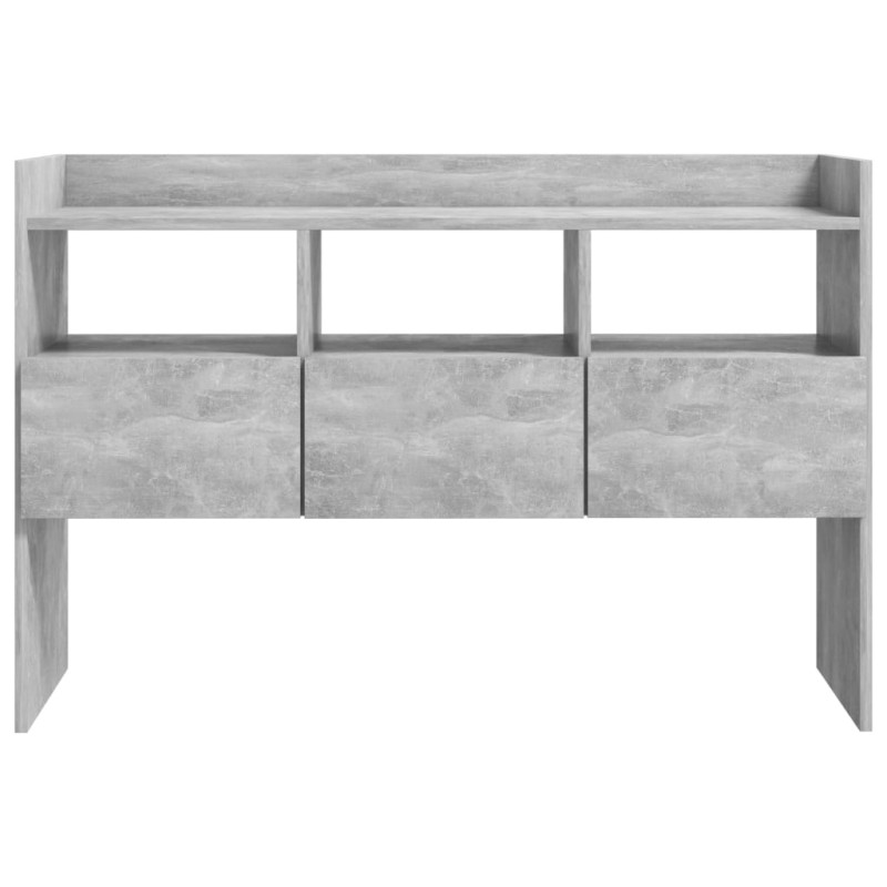 Szafka, szarość betonu, 105x30x70 cm, materiał drewnopochodny