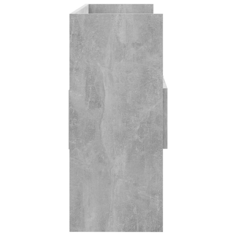 Szafka, szarość betonu, 105x30x70 cm, materiał drewnopochodny