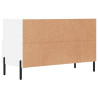 Szafka pod TV, biała, 80x36x50 cm, materiał drewnopochodny