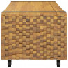 Stolik kawowy, 110x45x35 cm, lite drewno tekowe
