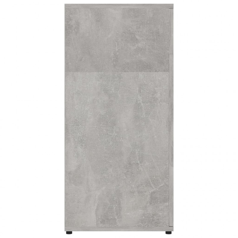 Szafka, szarość betonu, 80x36x75 cm, materiał drewnopochodny