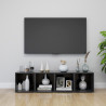 Szafki pod TV 4 szt., szare 37x35x37 cm materiał drewnopochodny