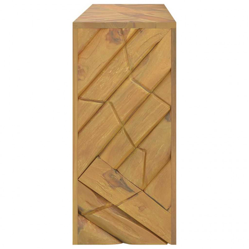 Stolik konsolowy, 110x35x75 cm, lite drewno tekowe