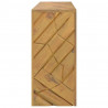Stolik konsolowy, 110x35x75 cm, lite drewno tekowe