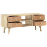 Szafka pod telewizor, 110x30x45 cm, lite drewno mango
