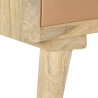 Szafka pod telewizor, 110x30x45 cm, lite drewno mango