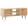 Szafka pod telewizor, 110x30x45 cm, lite drewno mango