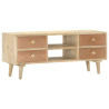 Szafka pod telewizor, 110x30x45 cm, lite drewno mango