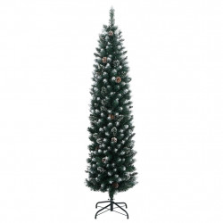 Sztuczna, smukła choinka, 300 lampek LED, 240 cm