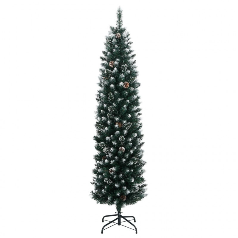 Sztuczna, smukła choinka, 300 lampek LED, 240 cm