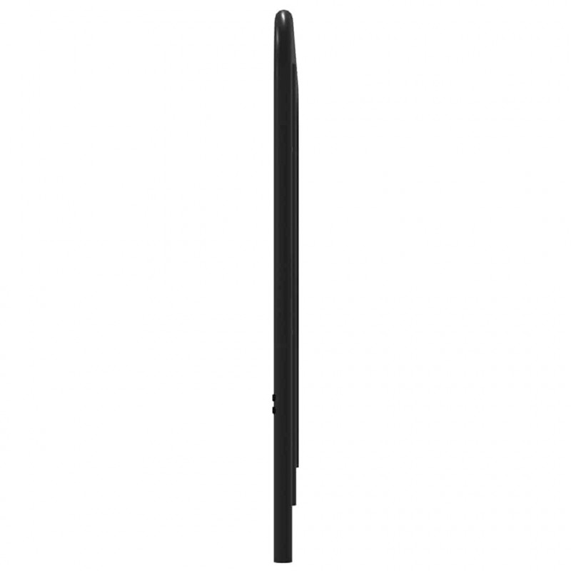Wezgłowie, brązowy dąb, 200 cm, stal i materiał drewnopochodny