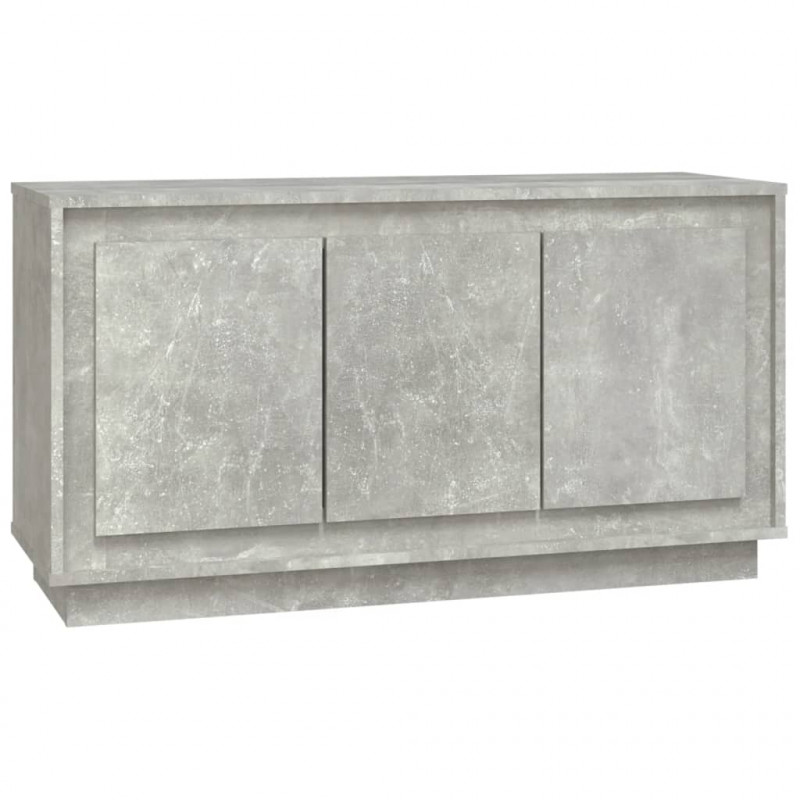 Szafka, szarość betonu, 102x35x55 cm, materiał drewnopochodny