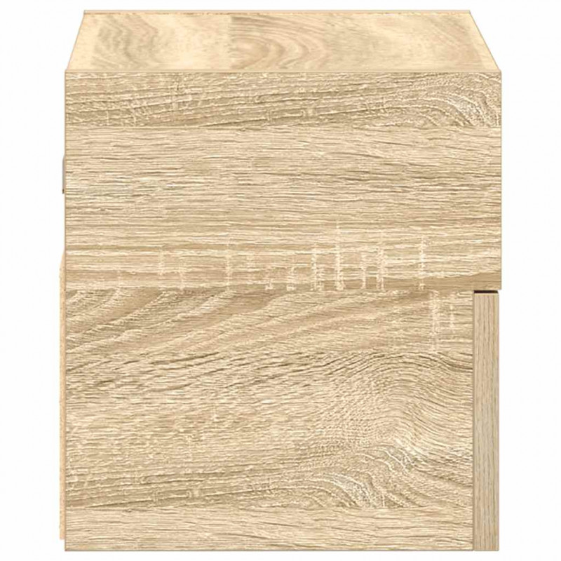 Wisząca szafka nocna, dąb sonoma, 45x26x28,5 cm